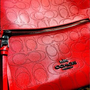 Brand New Coach Women’s Red Coach Backpack